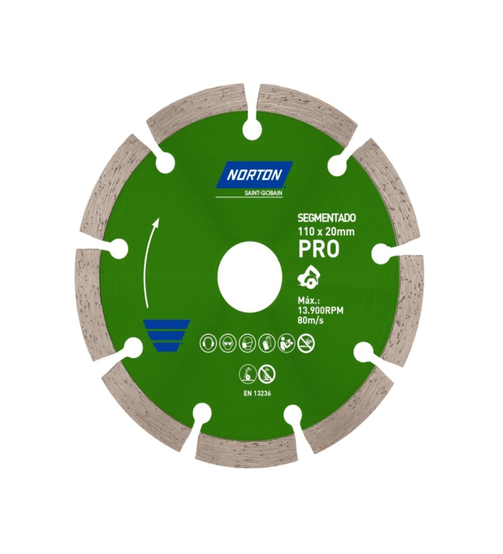 DISCO DIAMANTADO PRO NORTON 230X22 SEGM